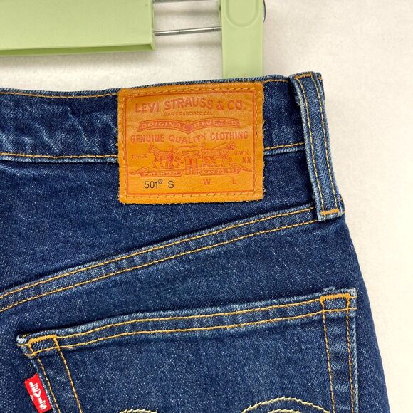 Levi Strauss & Co. 501 xx Big E Tab Button Front Jeans Ladies size 26W 30L - Picture 7 of 15
